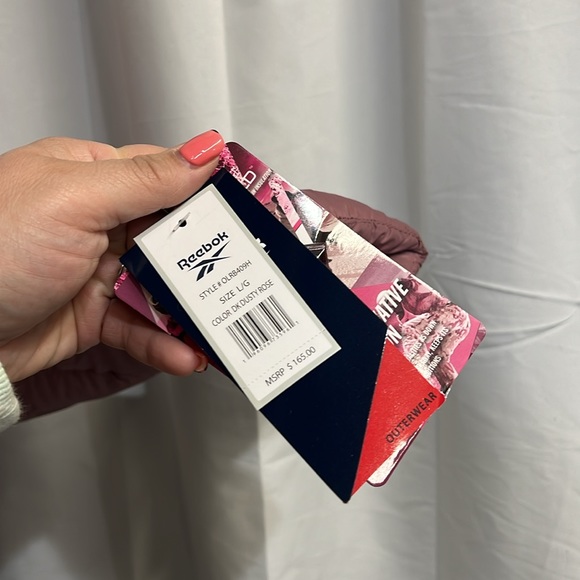 Reebok Dusty Rose Puffer Coat - Picture 3 of 7